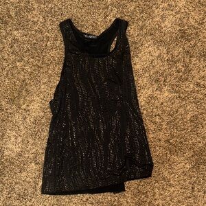 Cowgirl Tuff Black Racerback Tank